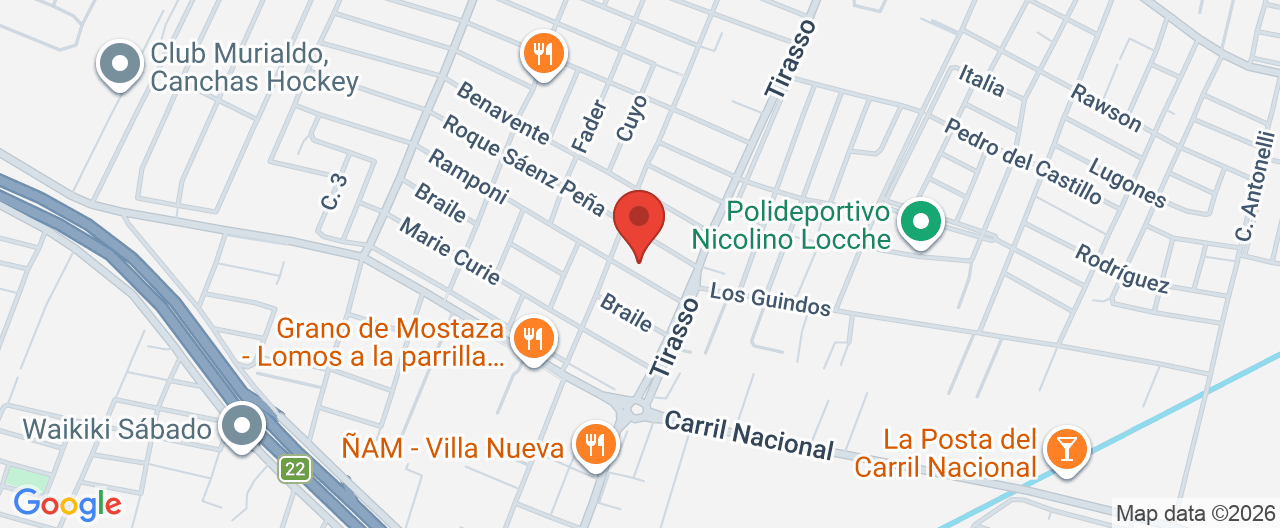 Mapa de la ubicación