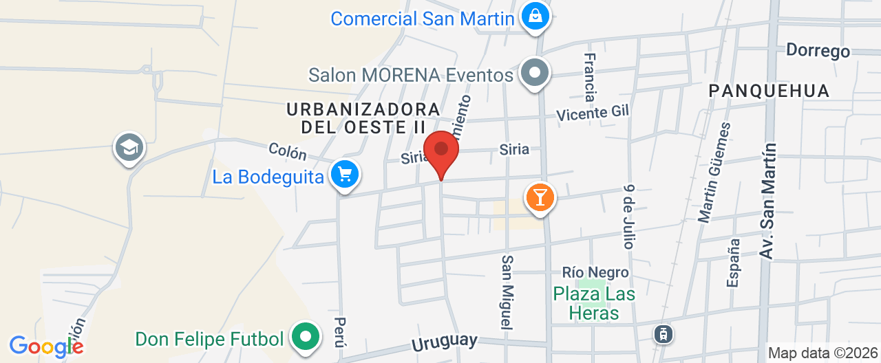 Mapa de la ubicación