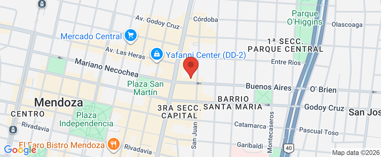 Mapa de la ubicación