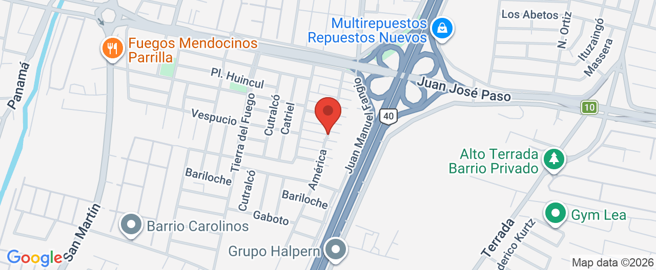 Mapa de la ubicación