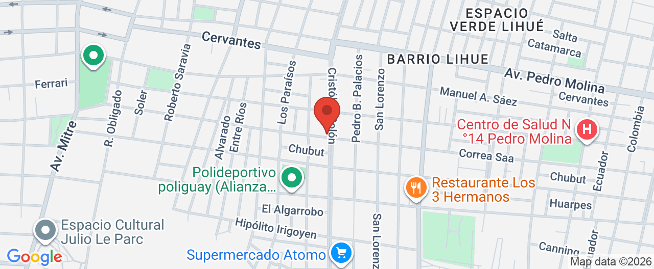 Mapa de la ubicación