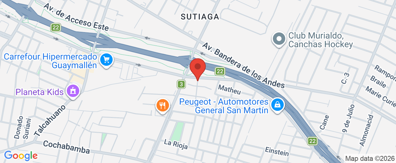 Mapa de la ubicación