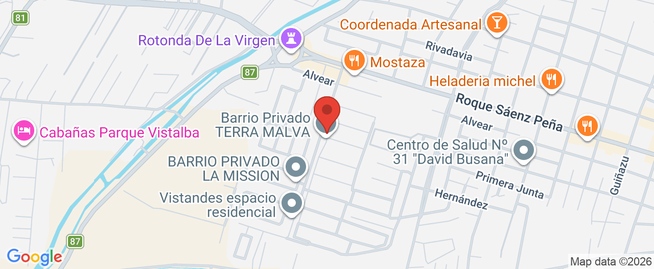 Mapa de la ubicación