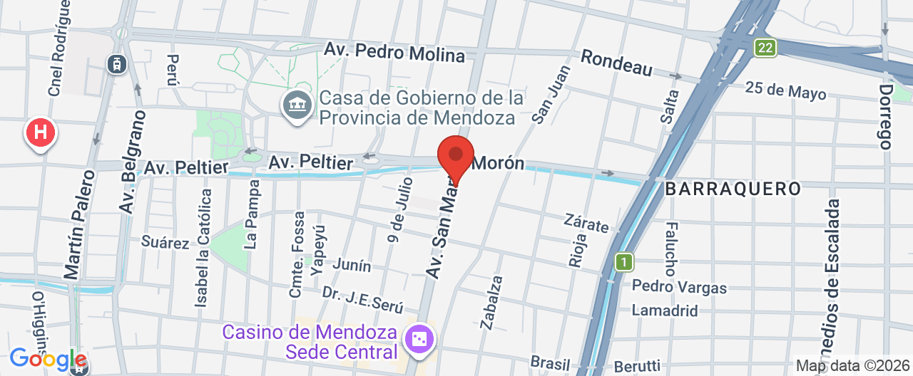Mapa de la ubicación