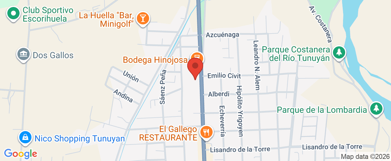 Mapa de la ubicación