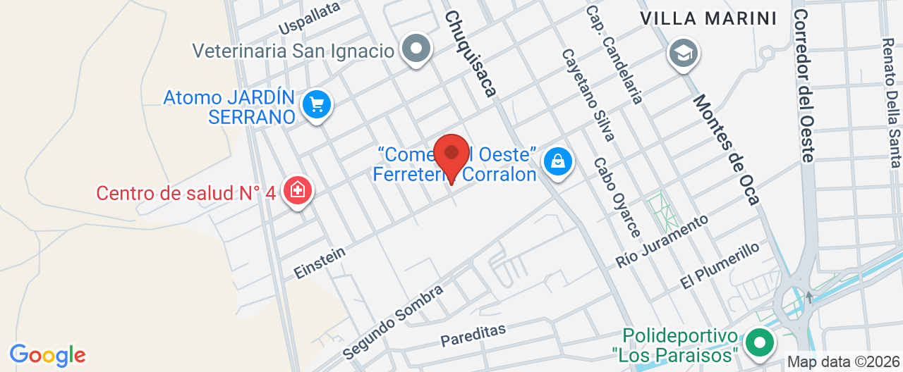 Mapa de la ubicación