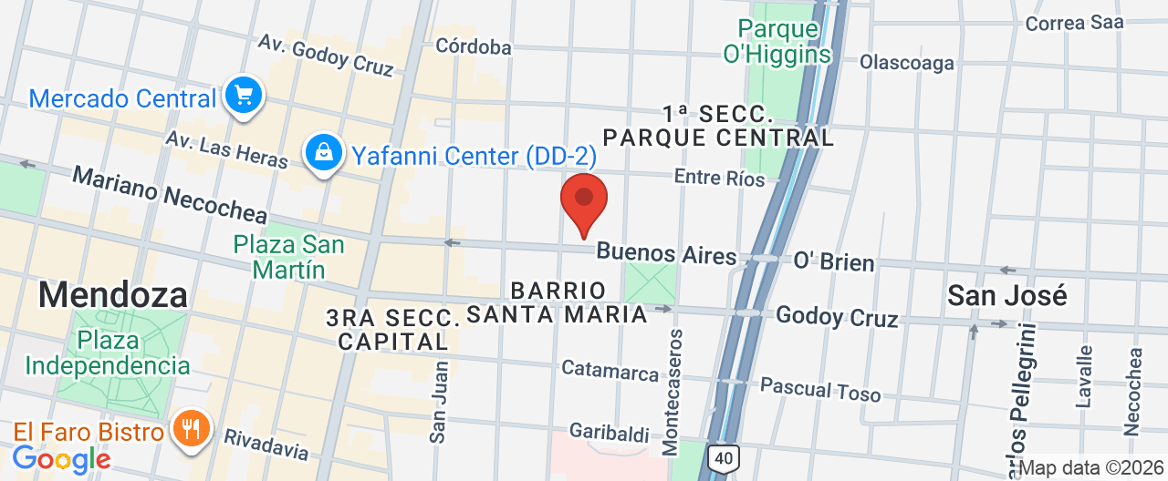 Mapa de la ubicación
