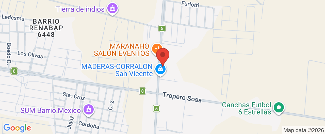 Mapa de la ubicación