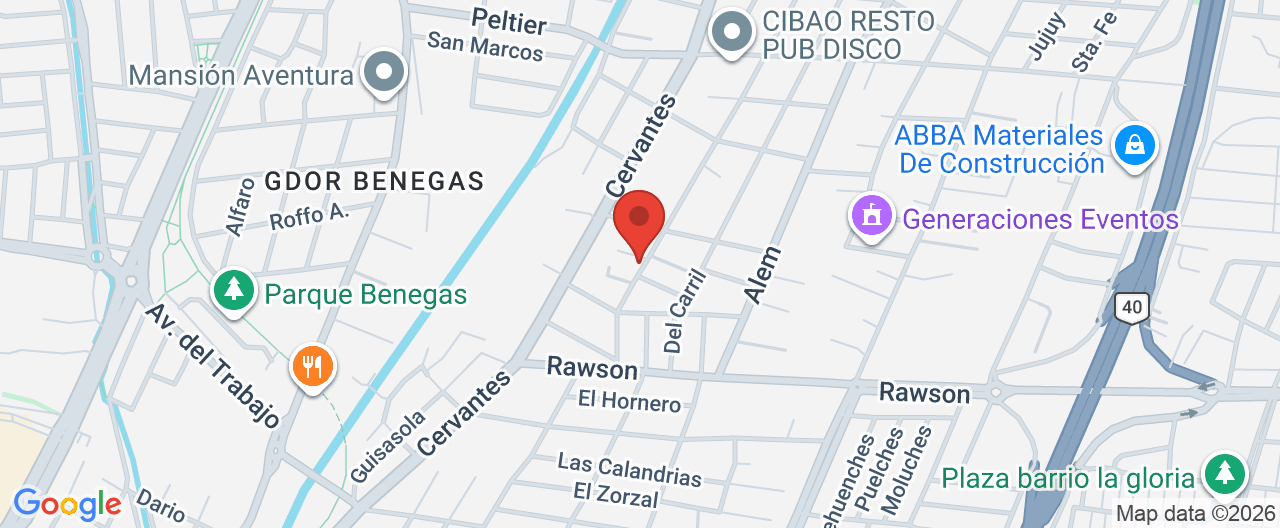 Mapa de la ubicación