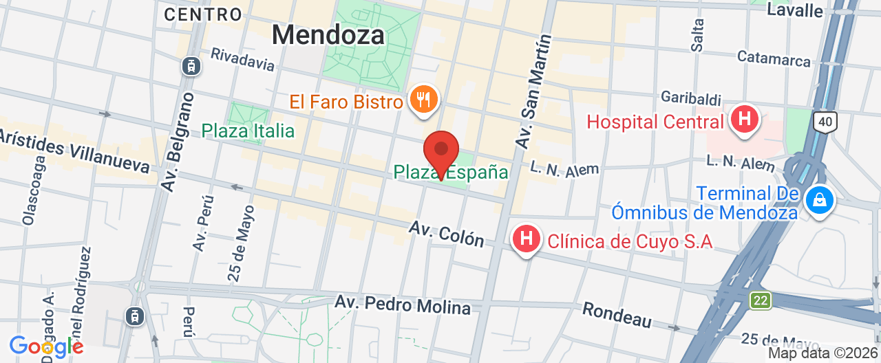 Mapa de la ubicación