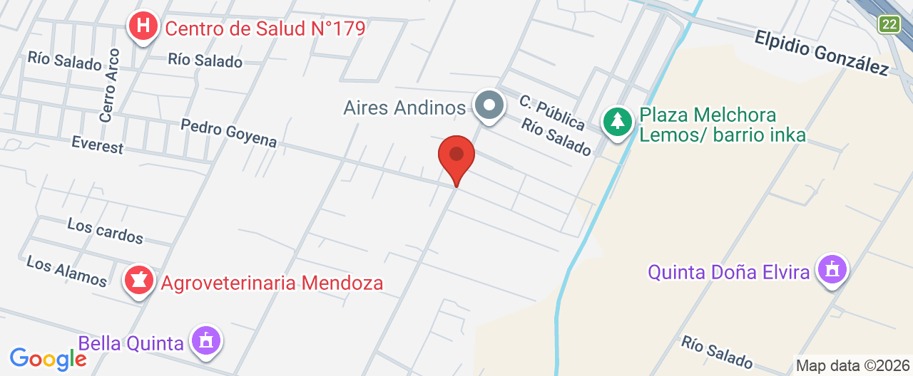 Mapa de la ubicación