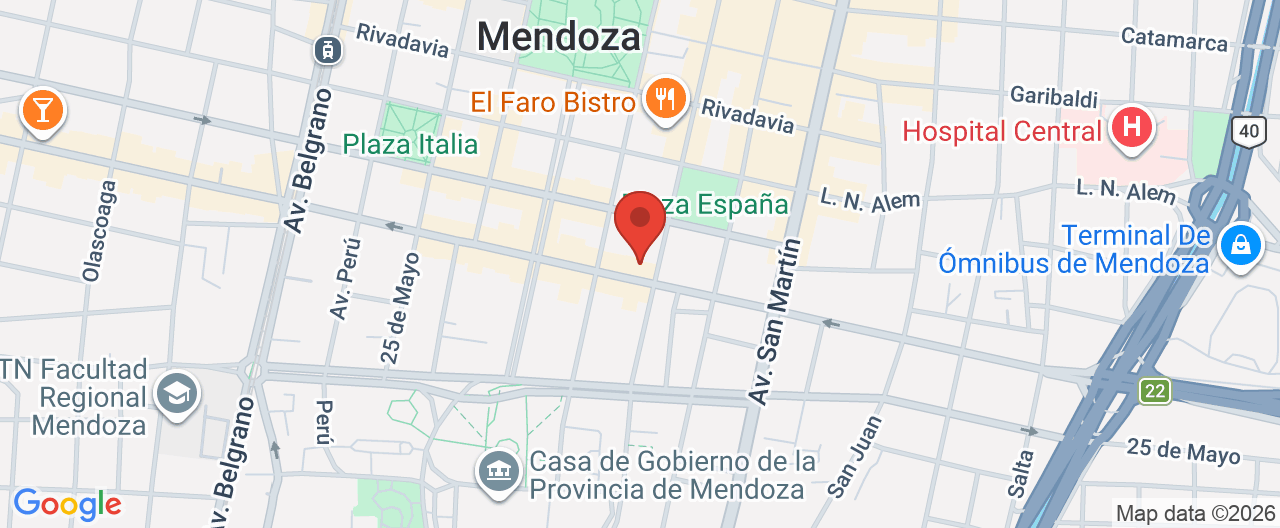 Mapa de la ubicación