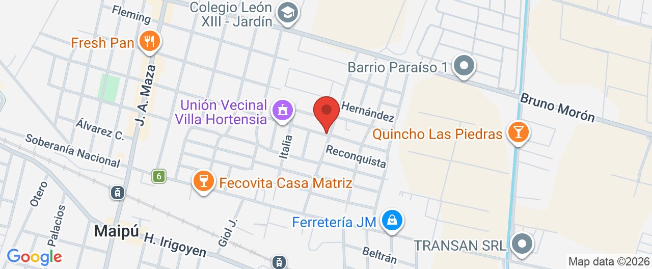 Mapa de la ubicación