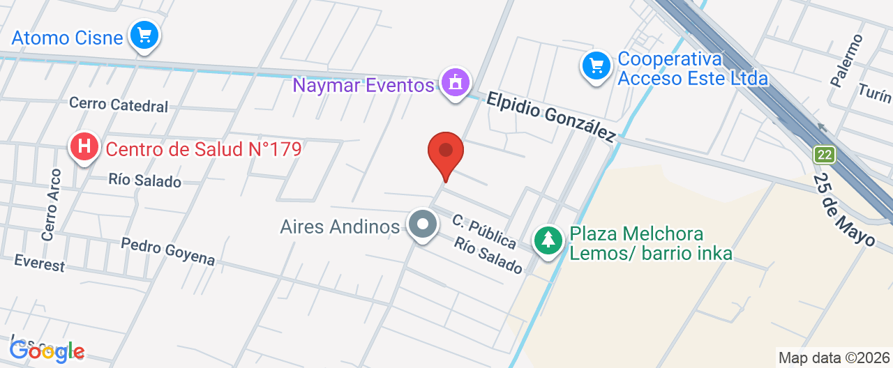 Mapa de la ubicación