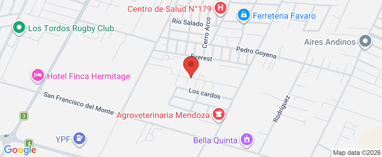Mapa de la ubicación