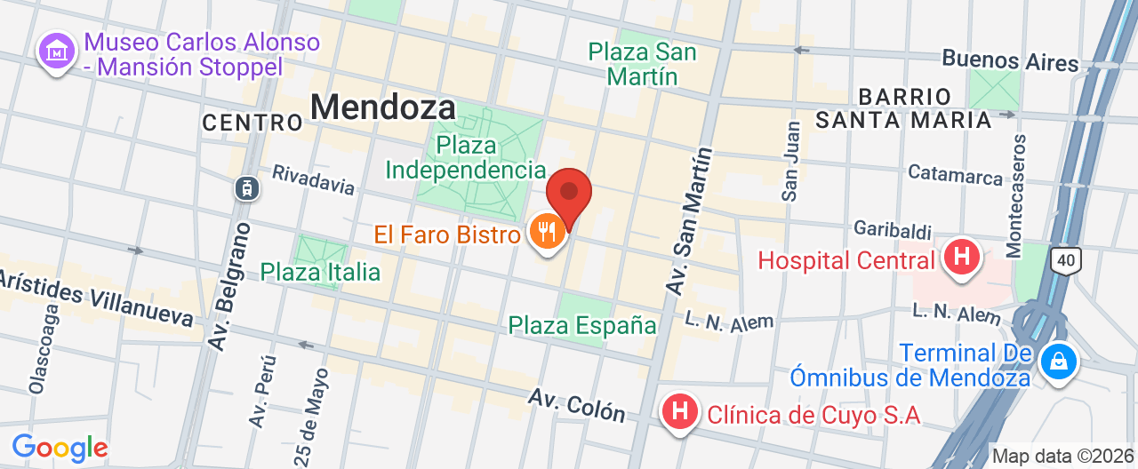 Mapa de la ubicación