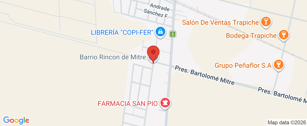 Mapa de la ubicación