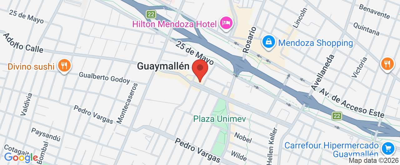 Mapa de la ubicación