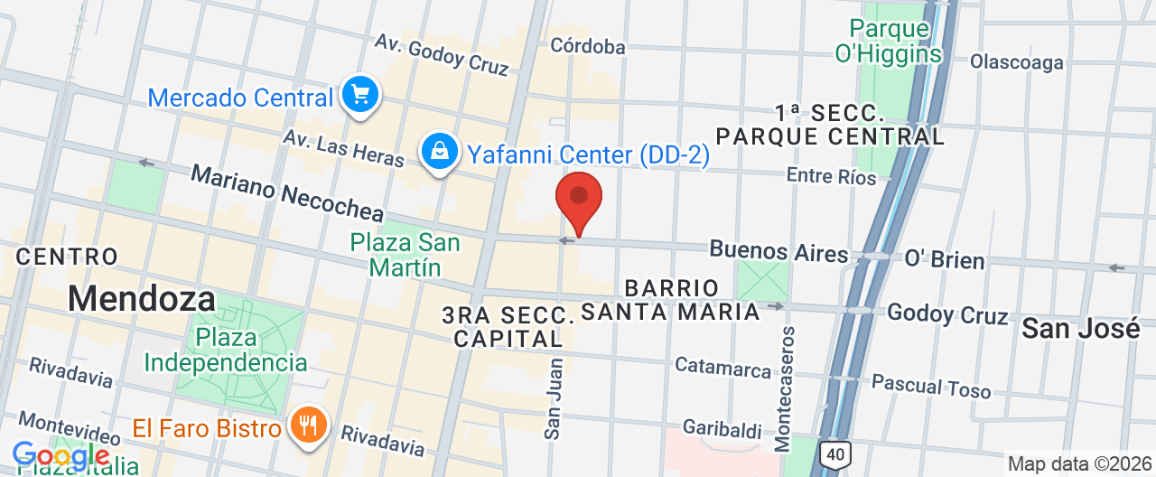 Mapa de la ubicación