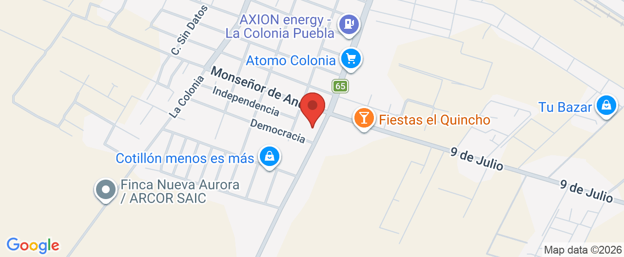 Mapa de la ubicación