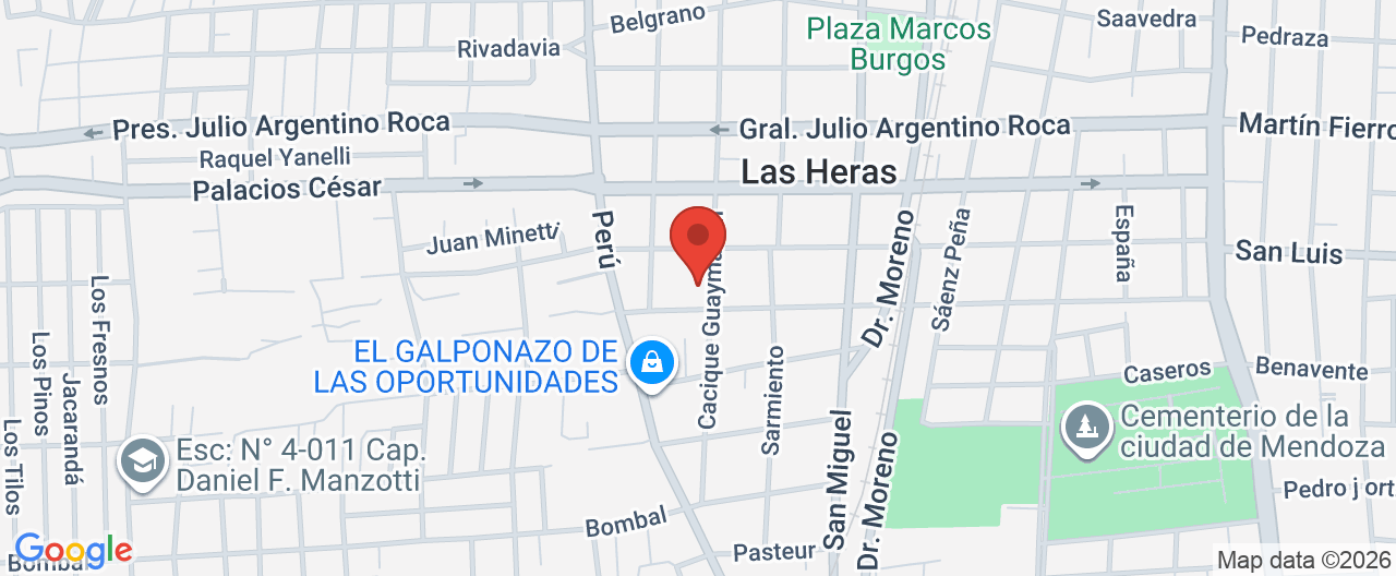 Mapa de la ubicación