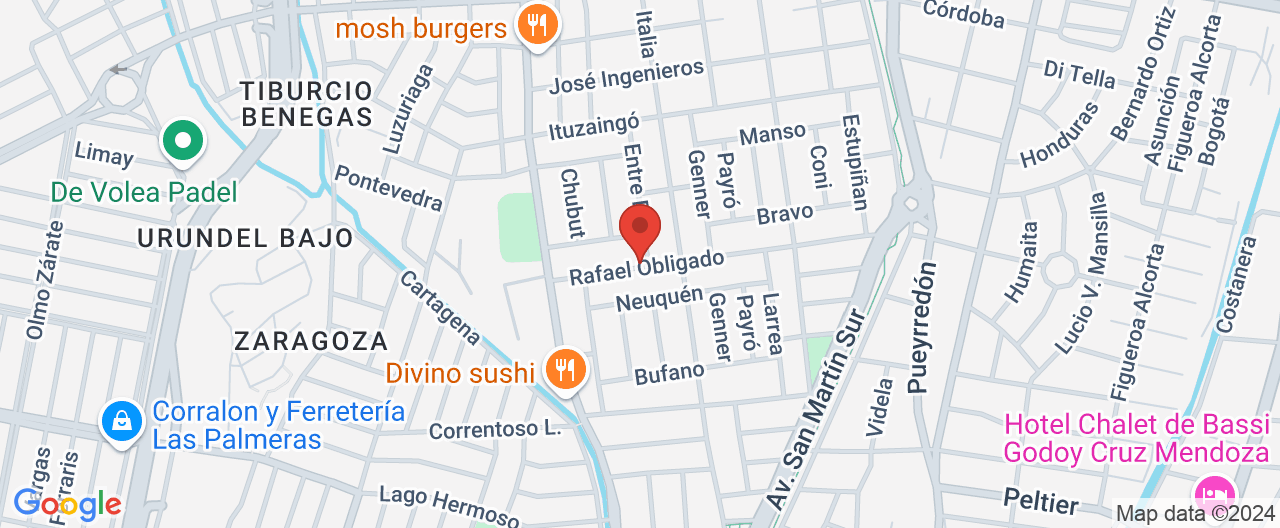 Mapa de la ubicación