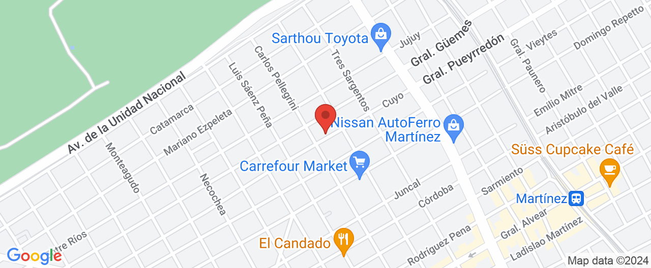 Mapa de la ubicación
