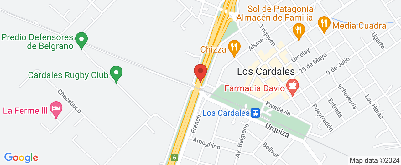 Mapa de la ubicación