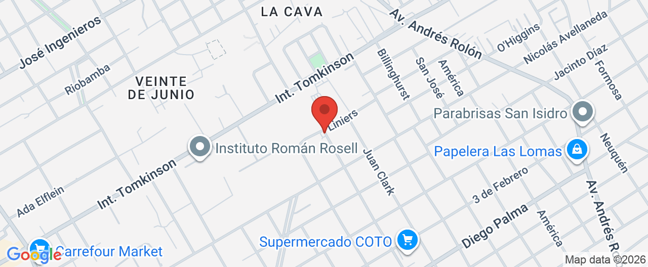 Mapa de la ubicación