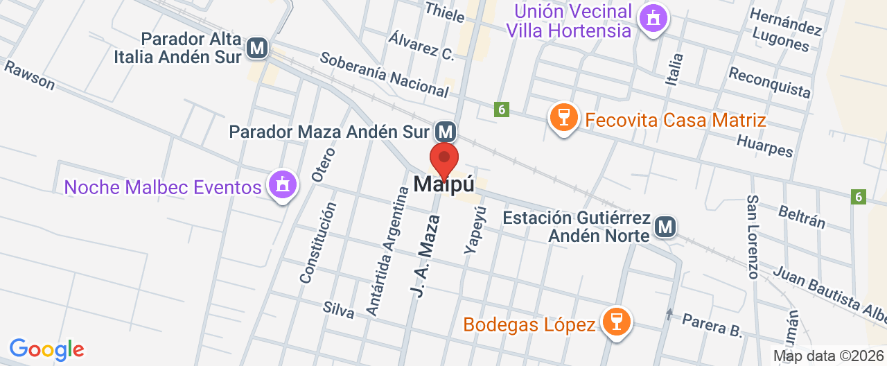 Mapa de la ubicación