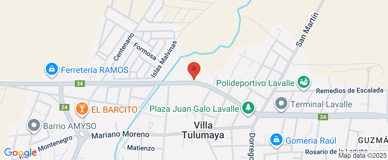 Mapa de la ubicación