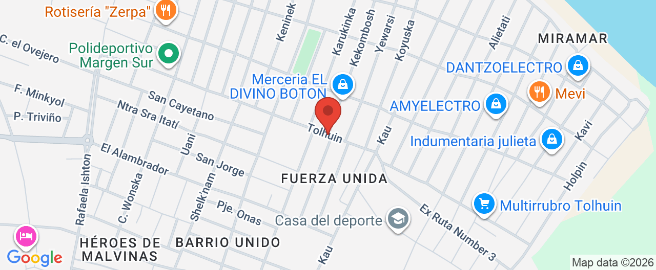 Mapa de la ubicación