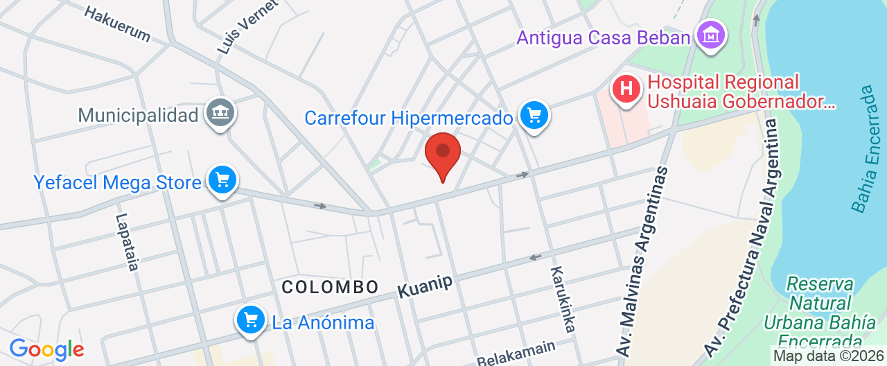 Mapa de la ubicación