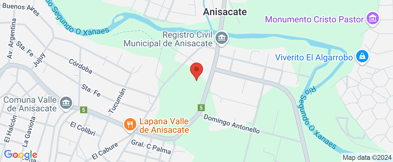 Mapa de la ubicación