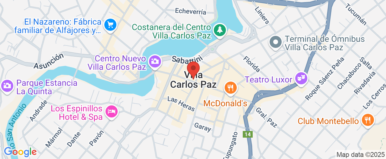 Mapa de la ubicación
