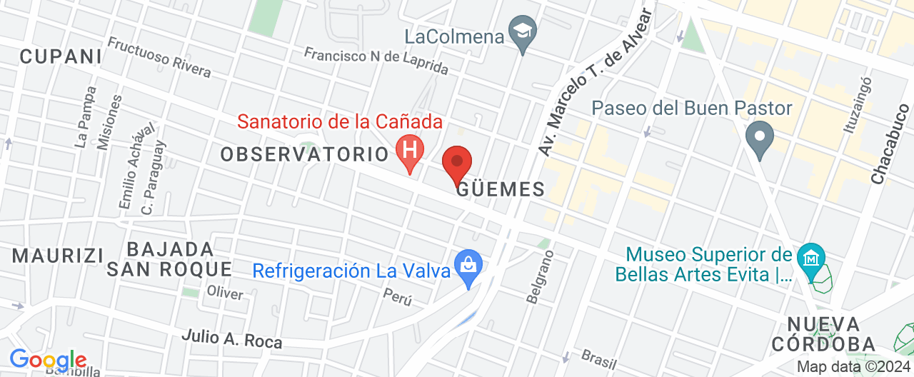Mapa de la ubicación