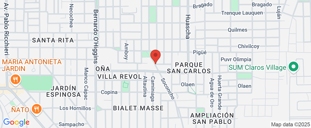 Mapa de la ubicación