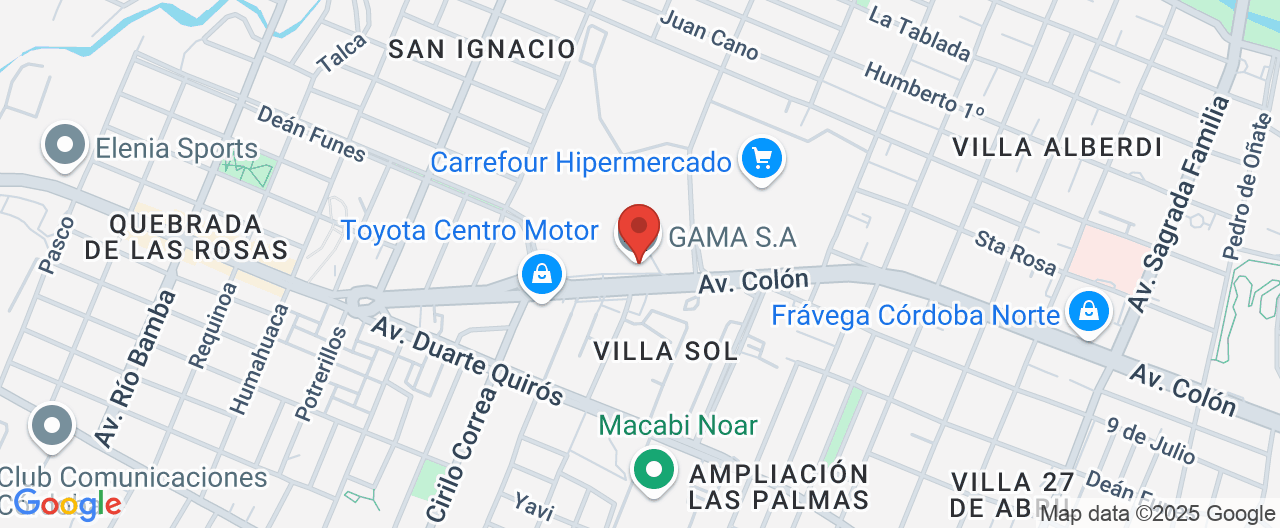 Mapa de la ubicación