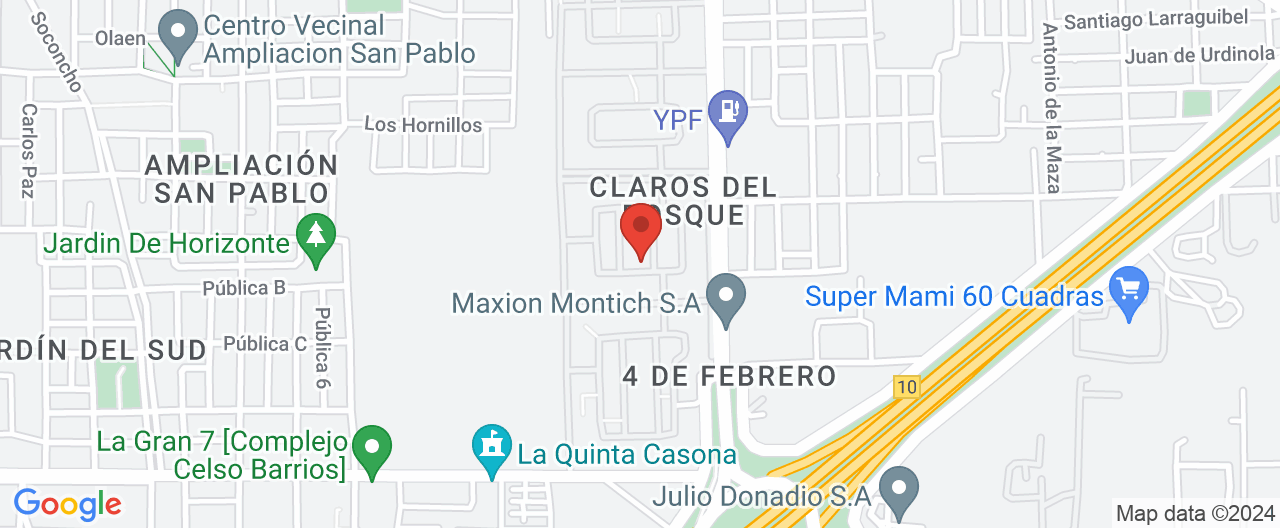 Mapa de la ubicación