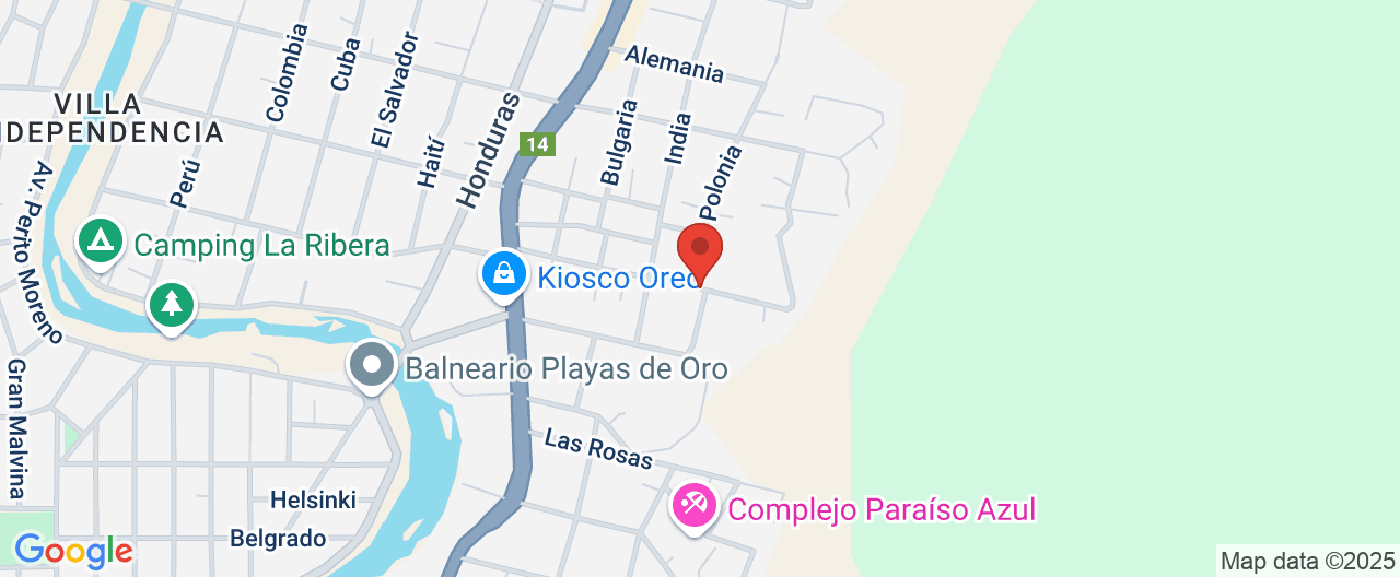 Mapa de la ubicación