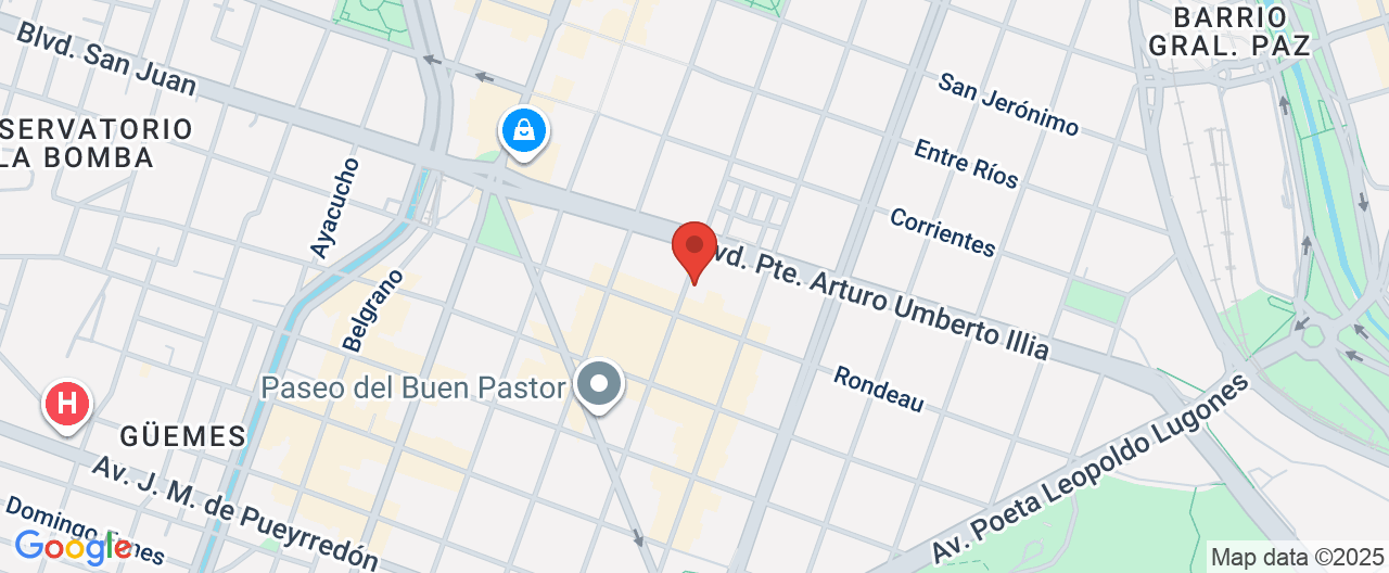 Mapa de la ubicación