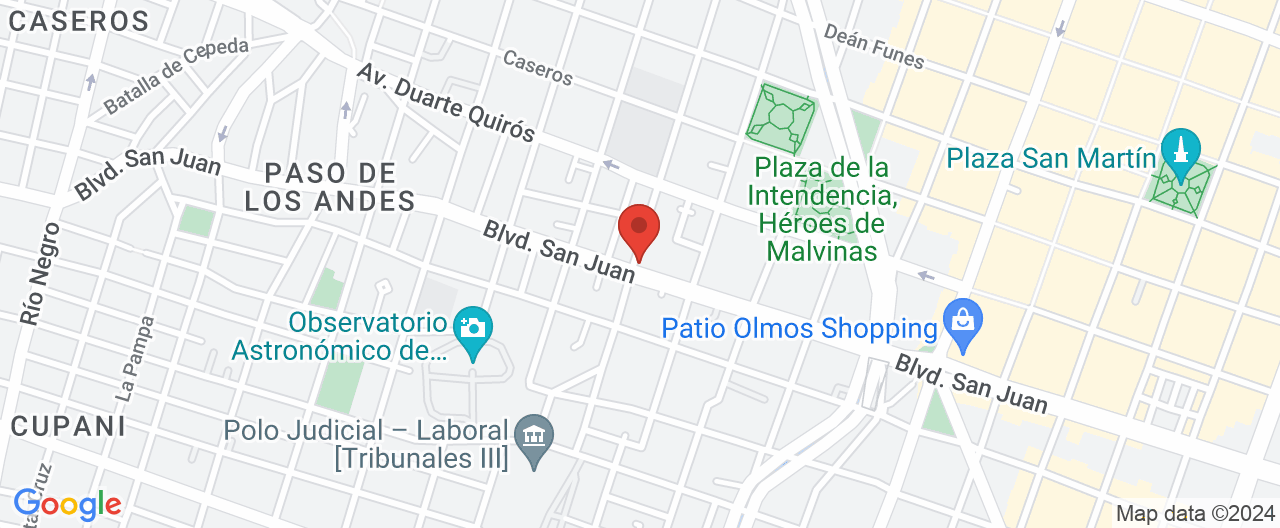 Mapa de la ubicación