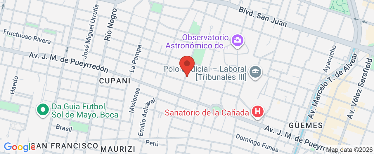 Mapa de la ubicación
