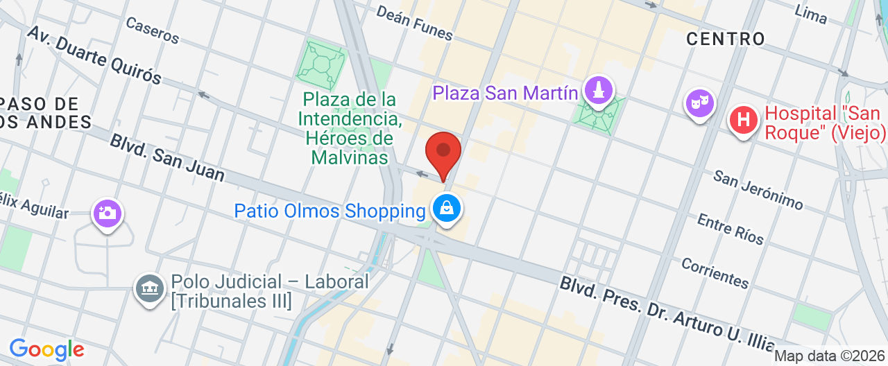 Mapa de la ubicación