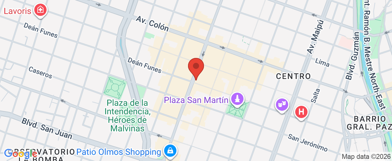 Mapa de la ubicación