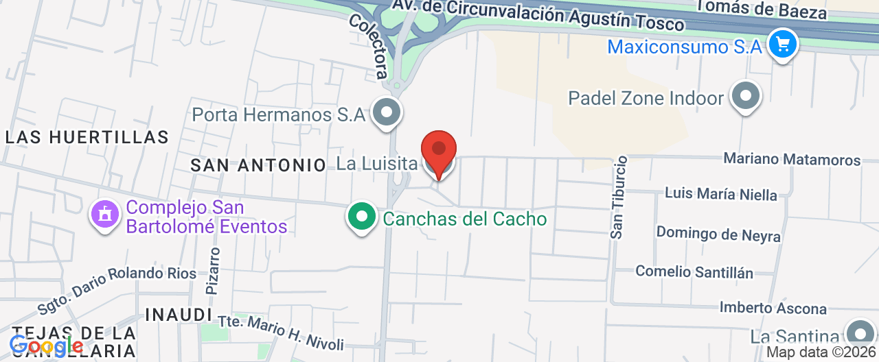 Mapa de la ubicación