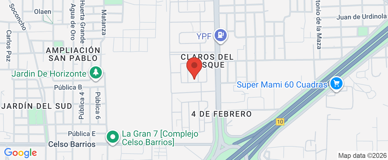 Mapa de la ubicación