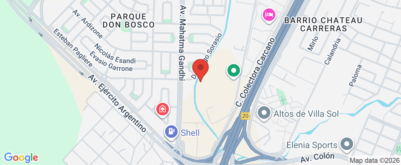 Mapa de la ubicación