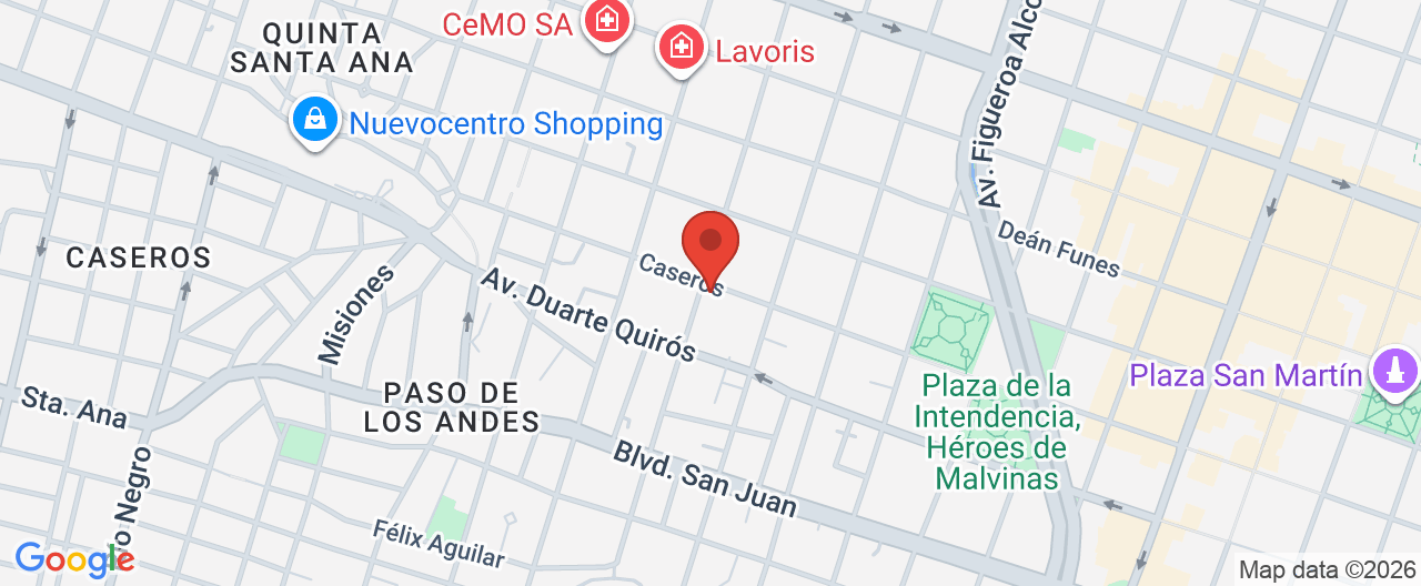Mapa de la ubicación