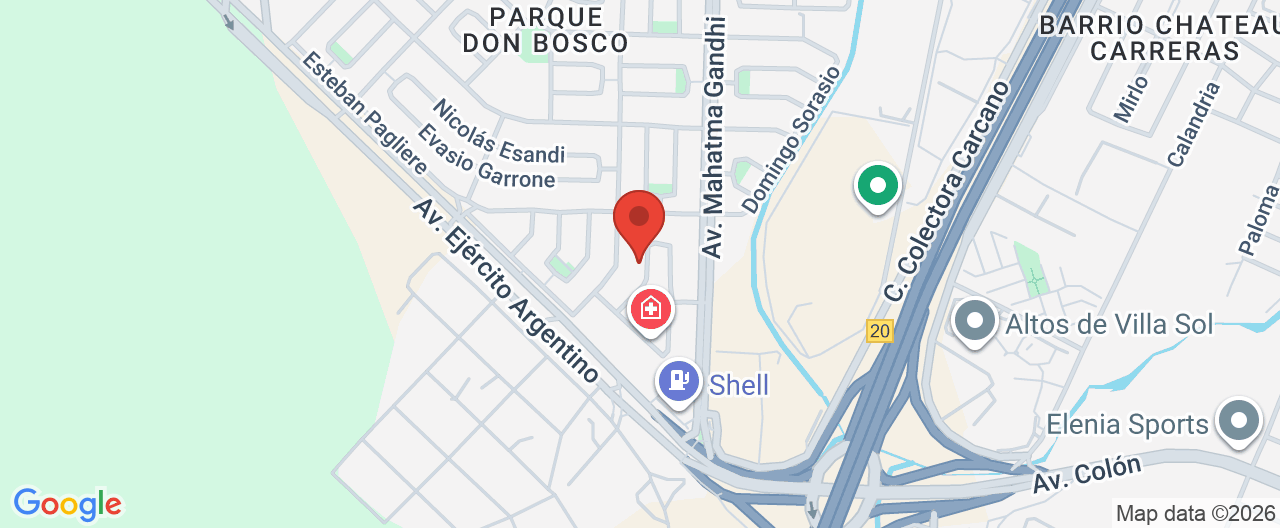 Mapa de la ubicación